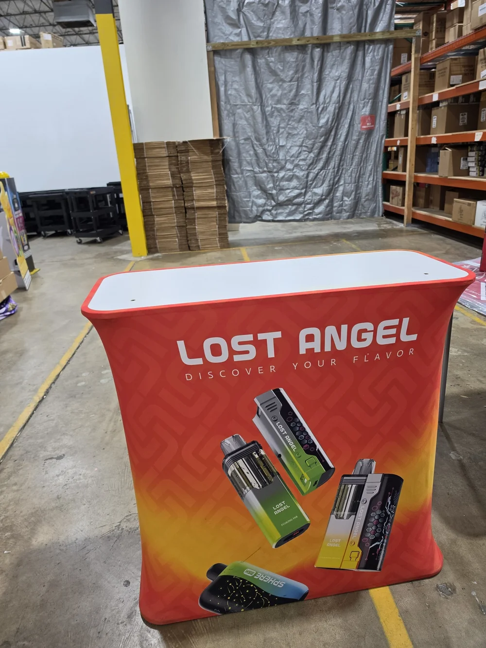 Lost Angel Collapsible Trade Show Table